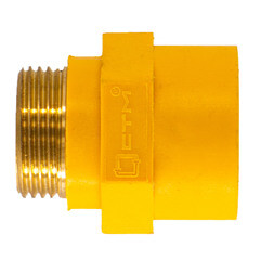 Муфта диэлектрическая прямая 3/4 ВР(г) х 3/4 НР(ш) - фото 2