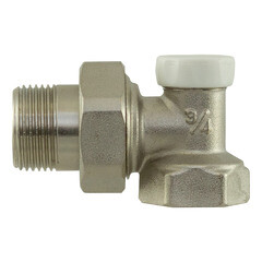 Клапан запорный угловой СТМ 3/4 ВР(г) х 3/4 НР(ш) для радиатора (CARAVL34) - фото 6