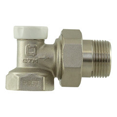 Клапан запорный угловой СТМ 3/4 ВР(г) х 3/4 НР(ш) для радиатора (CARAVL34) - фото 5