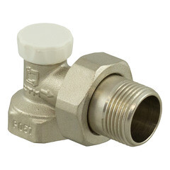 Клапан запорный угловой СТМ 3/4 ВР(г) х 3/4 НР(ш) для радиатора (CARAVL34) - фото 3