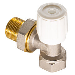 Клапан регулирующий угловой СТМ 1/2 ВР(г) х 1/2 НР(ш) для радиатора (CARAVH12) - фото 6