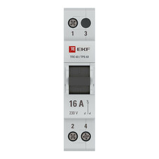 Трехпозиционный переключатель EKF PROxima ТПС-63 1Р 16А 230 В на DIN-рейку (TPS116)
