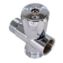 Вентиль латунный СТМ 1/2 НР(ш) х 1/2 НР(ш) х 3/4 ВР(г) для подключения бытовой техники хром (CV301234) - фото 5