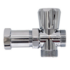 Вентиль латунный СТМ 3/4 НР(ш) х 3/4 НР(ш) х 3/4 ВР(г) для подключения бытовой техники хром (CV3N0034) - фото 9