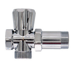 Вентиль латунный СТМ 3/4 НР(ш) х 3/4 НР(ш) х 3/4 ВР(г) для подключения бытовой техники хром (CV3N0034) - фото 7