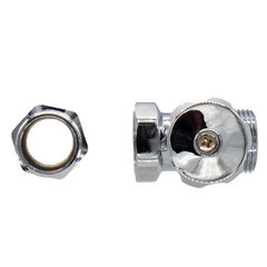 Вентиль латунный СТМ 3/4 НР(ш) х 3/4 НР(ш) х 3/4 ВР(г) для подключения бытовой техники хром (CV3N0034) - фото 5