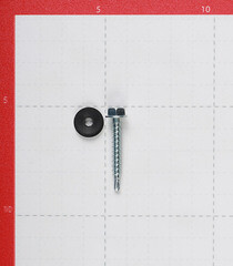 Саморезы кровельные с буром 35х4,8 мм металл-дерево оцинкованные (250 шт.) - фото 2