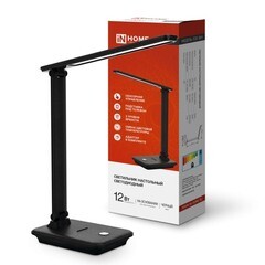 Лампа настольная светодиодная сенсорная 3000-6500К 12 Вт IN HOME Simple ССО (4690612036526) - фото 9
