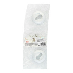 Ключевина Corsa Deco круглая розетка белая (990321) - фото 3