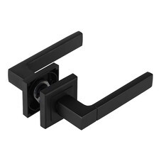 Ручка дверная Corsa Deco Clover квадратная розетка черная (990326)