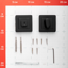 Фиксатор Punto BK6 QR квадратная розетка черный - фото 3