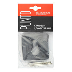 Ключевина Punto ET QR квадратная розетка черная - фото 3