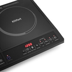 Плита индукционная Kitfort КТ-104 2 конфорки черная - фото 4