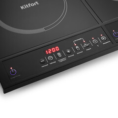 Плита индукционная Kitfort КТ-104 2 конфорки черная - фото 3
