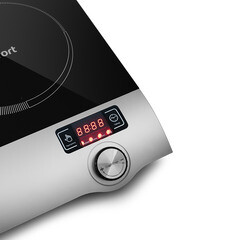 Плита индукционная Kitfort КТ-108 1 конфорка черная/серебристая - фото 3