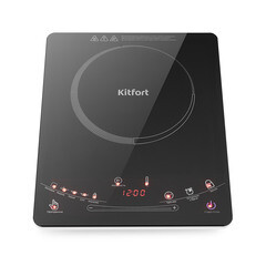 Плита индукционная Kitfort КТ-106 1 конфорка черная - фото 2