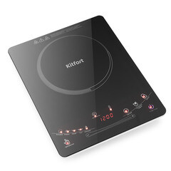 Плита индукционная Kitfort КТ-106 1 конфорка черная - фото 4