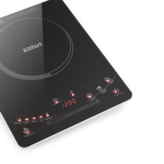 Плита индукционная Kitfort КТ-106 1 конфорка черная - фото 3