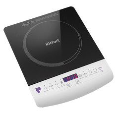 Плита индукционная Kitfort КТ-101 1 конфорка черная/белая - фото 4
