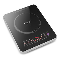 Плита индукционная Kitfort КТ-102 1 конфорка черная/серебристая - фото 4