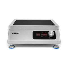 Плита индукционная Kitfort КТ-143 1 конфорка черная/серебристая - фото 6