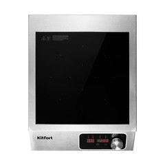 Плита индукционная Kitfort КТ-143 1 конфорка черная/серебристая - фото 4