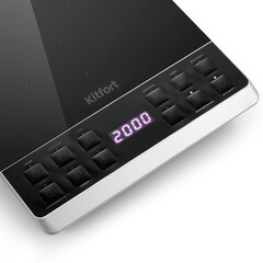 Плита инфракрасная Kitfort КТ-139 1 конфорка черная/серебристая - фото 4