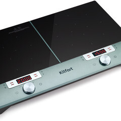 Плита инфракрасная Kitfort КТ-155 2 конфорки черная/серебристая - фото 6