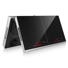 Плита инфракрасная Kitfort КТ-147 2 конфорки черная/серебристая - фото 7