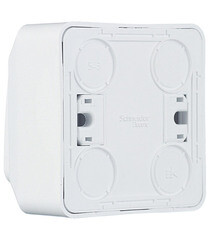 Выключатель Systeme Electric Этюд одноклавишный накладной белый (BA10-001b) - фото 3