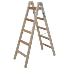 Изображение товара Стремянка деревянная 5 ступеней 0,75 м Krause