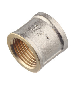 Муфта 1/2 ВР(г) х 1/2 ВР(г) латунная — купить в Санкт-Петербурге: цены ...