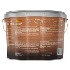 Лак акриловый паркетный Profilux Professional глянцевый бесцветный 2,5 л - фото 2