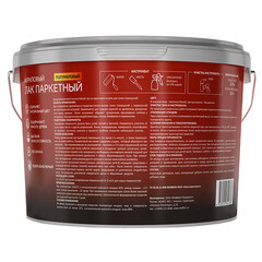 Лак акриловый паркетный Profilux Professional полуматовый бесцветный 2,5 л - фото 2