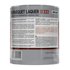 Лак полиуретановый паркетный Dufa Parquet Laquer D333 глянцевый бесцветный 0,75 л - фото 2