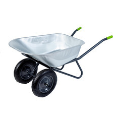 Изображение товара Тачка садово-строительная двухколесная Павловская Заря 120 л 250 кг (ТДУ2-М115)