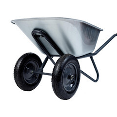 Тачка садово-строительная двухколесная Павловская Заря 120 л 250 кг (ТДУ2-М115) - фото 5