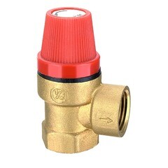 Клапан предохранительный СТМ Термо 1/2 ВР(г) х 1/2 ВР(г) 3 бар для систем отопления 120 °С KVs 0,5 (CRVP3F12) - фото 1