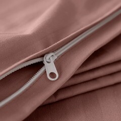 Комплект постельного белья 1,5-спальный страйп-сатин Verossa Stripe розовый с простыней 180х215 см - фото 4