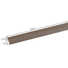 Декоративная рейка МДФ 35х16х2700 мм анкор винтаж Стильный Дом - фото 6