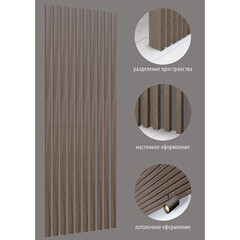 Декоративная рейка МДФ 35х16х2700 мм анкор винтаж Стильный Дом - фото 7