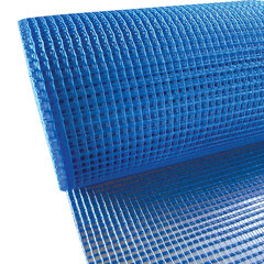 Изображение товара Сетка фасадная стеклотканевая ячейка 5х5 мм 1х20 м 160 г/кв.м КМ