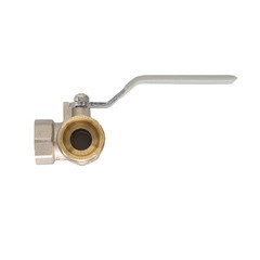 Кран шаровой латунный СТМ Стандарт 1/2 ВР(г) х 1/2 ВР(г) ручка трехходовой (CW3FT012) - фото 7