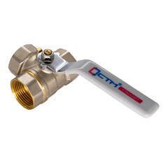 Кран шаровой латунный СТМ Стандарт 1/2 ВР(г) х 1/2 ВР(г) ручка трехходовой (CW3FT012) - фото 3