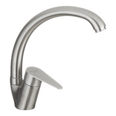 Смеситель для кухни Corsa Deco Swan нержавеющая сталь с высоким изливом однорычажный (966372) - фото 9