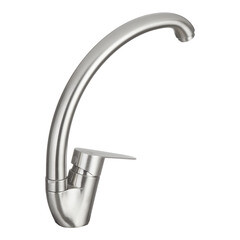 Смеситель для кухни Corsa Deco Swan нержавеющая сталь с высоким изливом однорычажный (966372) - фото 3