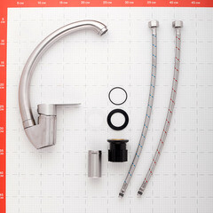 Смеситель для кухни Corsa Deco Swan нержавеющая сталь с высоким изливом однорычажный (966372) - фото 4