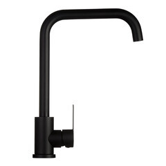 Смеситель для кухни Corsa Deco Everest черный с высоким изливом однорычажный (966376) - фото 7