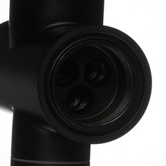 Смеситель для кухни Corsa Deco Pride черный с высоким изливом с подключением к фильтру однорычажный (966380) - фото 7