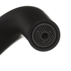 Смеситель для кухни Corsa Deco Pride черный с высоким изливом с подключением к фильтру однорычажный (966380) - фото 3